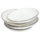 thumbnail image 2 of Platos aptos para lavavajillas, 4 platos de cerámica para cena, vajilla de cocina, platos en pulgadas, muy recomendados, 2 of 8