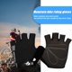 thumbnail image 1 of Deportes antideslizantes guantes transpirables medio dedo mujeres hombres MTB carretera bicicleta montar FLhrweasw Nuevo, 1 of 7