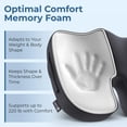 thumbnail image 4 of Cojín de asiento 5 STARS UNITED para silla de escritorio, para aliviar el dolor, 4 of 8