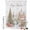 Silver, Slate, Crimson, White, variant on Christmas Shower Curtains for Bathroom, Farmhouse Xmas Tree Gifts Snowflake Waterproof Fabric Shower Curtain, Decorative Bathroom Curtain for Bathtub, 72"x72", No Hooks Included
