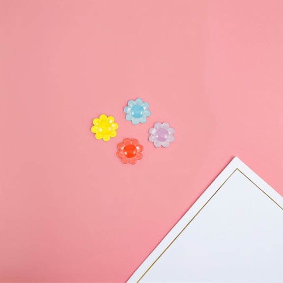 WEUVEB 100Pcs Assorted Color Bike Spoke Accessories Plastic Beads for Wheel Decoration