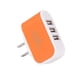 thumbnail image 3 of Adaptador de pared Methold 3 puertos USB 5V Naranja, 3 of 5