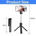 thumbnail image 3 of Perche à selfie Mobile, Support Actif, mini Perche à selfie Multifonctionnelle Bluetooth Universelle, 3 of 5