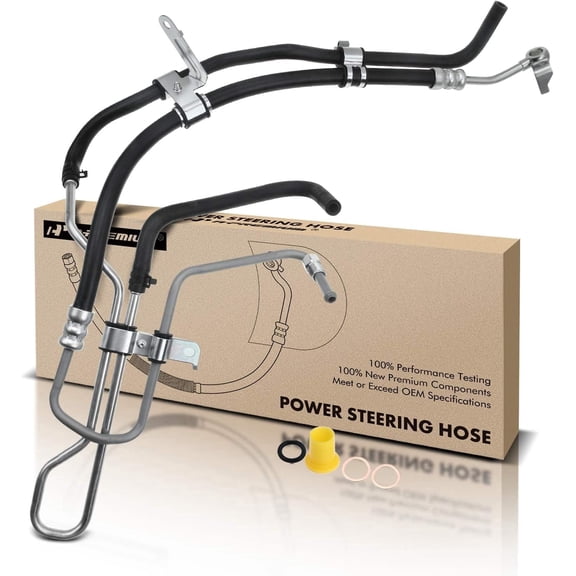 A-Premium Power Steering Hose Pressure & Return Line Hose Assembly Compatible with Toyota Tacoma 2005-2019, fits for L4 2.7L Only, 4WD, Replace for 44410-04210, 4441004210, 3401251