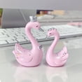 thumbnail image 4 of Estatua decorativa de figuras Estatua de Cisne en Miniatura, 2 Uds., Escultura de Animal Hecha , , Novedad, de Jardín de Hadas para , Decoración Inte , Magideal Estatua decorativa de figuras, 4 of 7