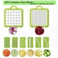 thumbnail image 4 of 15-In-1 Vegetable Fruit Chopper Cutter Food Onion Veggie Dicer Slicer Kitchen, 4 of 11