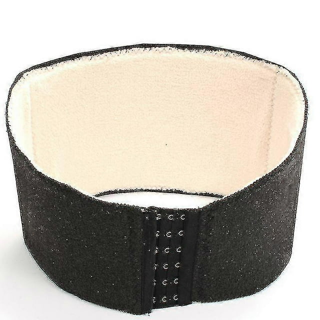 Adult Unisex Winter Thicken Plush Lumbar Support Belt Waist Warmer Warm Soft Premium Cozy Kidney Binder Back Brace Stomach Wrap Abdominal Protec