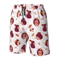thumbnail image 4 of Fotbe Cartoon Hedgehogs Trajes de Baño Estampados para Hombre, Shorts de Verano de Secado Rápido, Ropa de Playa, Bañadores-Medium, 4 of 6