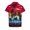 thumbnail image 3 of DPTALR Men's Hawaiian Shirt Short Sleeves Printed Button Down Summer Beach Shirts Tops, 3 of 3