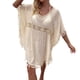 thumbnail image 2 of Vestido De Ganchillo Vestido de algodón estilo bohemio con borlas para mujer, traje de vacaciones (arena) Cgtredaw Para estrenar, 2 of 6