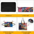 thumbnail image 4 of Marble Texture Picnic Blanket Waterproof Outdoor Beach Blanket Hand-held Pad Suitable for Travel, Camping, Beach, Family Gatherings, 4 of 8