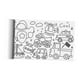 thumbnail image 4 of 2 rollos de papel para colorear, hojas para colorear de pared, papel para pintar EstiloD, 4 of 9