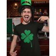 thumbnail image 3 of Tstars Mens Four Leaf Clover St Patricks Day Irish Shamrock Mens Graphic St Patricks Day Cool Shirts Gift for Him Irish Shirt Pride Proud Irish T Shirt, 3 of 6
