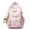 Pink, variant on Casual Daily School Travel Bag Lightweight 15.6 Inch School Backpack with Multi-Pocket Large Capacity for Women Casual (Black)