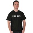thumbnail image 4 of I Like Cats Funny Feline Pet Lovers Men's Graphic T Shirt Tees Brisco Brands S, 4 of 4