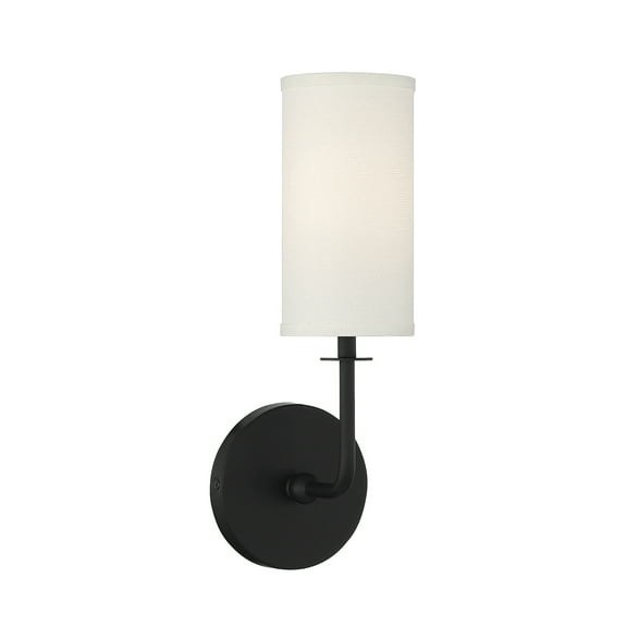 Powell 1-Light Wall Sconce in Matte Black