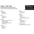 thumbnail image 2 of Kraus KPF-1673SFSMB Nolen Dual Function Pull, Faucets for Kitchen Sinks, Single-Handle, 16 3/8 Inch, Spot Free Stainless Steel/Matte Black, 2 of 14