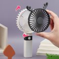 thumbnail image 4 of Gwong Electrónica Mini Fan Dibujos animados Portátil Portátil Portátil / Apagado Handheld Handheld Cooler para el hogar, 4 of 6