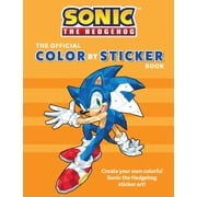 Sonic the Hedgehog: the Official Color by Sticker Book (Sonic Activity Book) (Paperback)