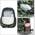 thumbnail image 5 of 17 Inch Lightweight Backpack,PVC Waterproof Oxford Fabric, Ergonomically Designed, with Large Capacity, Camouflage Print, 5 of 5
