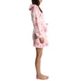 thumbnail image 2 of Nomad Women's Plush Robe - Ladies Lounge & Sleepwear Bottoms - Pink Fairisle, Large, 2 of 3