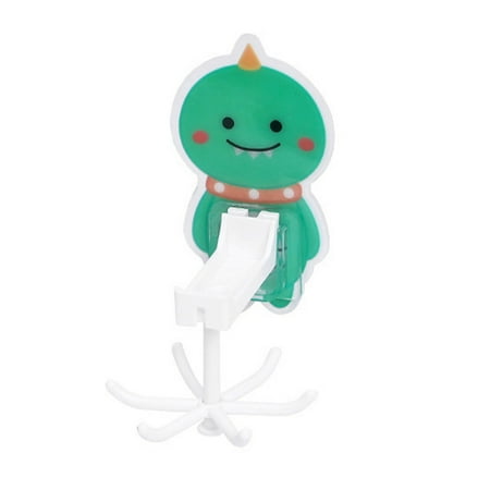 

Holiday Kitchen Gadgets Storage Punching Six- Kitchen Cartoon Wall-Mounted Kitchenware Hook Rotating Rack Rack