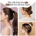 thumbnail image 5 of Monebena 5 Pcs Silk Hair Ties, 19 Momme 100% Pure Mulberry Silk Hair Scrunchies Skinny Scrunchies Silk Ponytail Holders for Women Girls Hair Sleep, 5 of 7