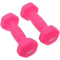 thumbnail image 3 of Pink Cast Iron Dumbbells for Fitness Hand Weights 1Pair for Shoulder Work, 3 of 5