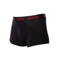 thumbnail image 3 of HUGO 3 Pack Cotton Stretch Trunks, Black, 3 of 6