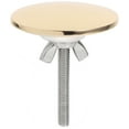 thumbnail image 1 of Tapa de orificio de fregadero de metal: Tapón de lavabo de acero inoxidable para grifo de baño, tapa de orificio de encimera, protector antidesbordamiento para sellar el lavabo., 1 of 7