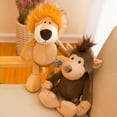 thumbnail image 2 of Juguetes de peluche súper bonitos para niños, compañero de dormir, muñecos de animales de la selva, elefante, perro, tigre, zorro, jirafa, mapache, mono, 25cm, 35cm zhangyuxiang LED, 2 of 2