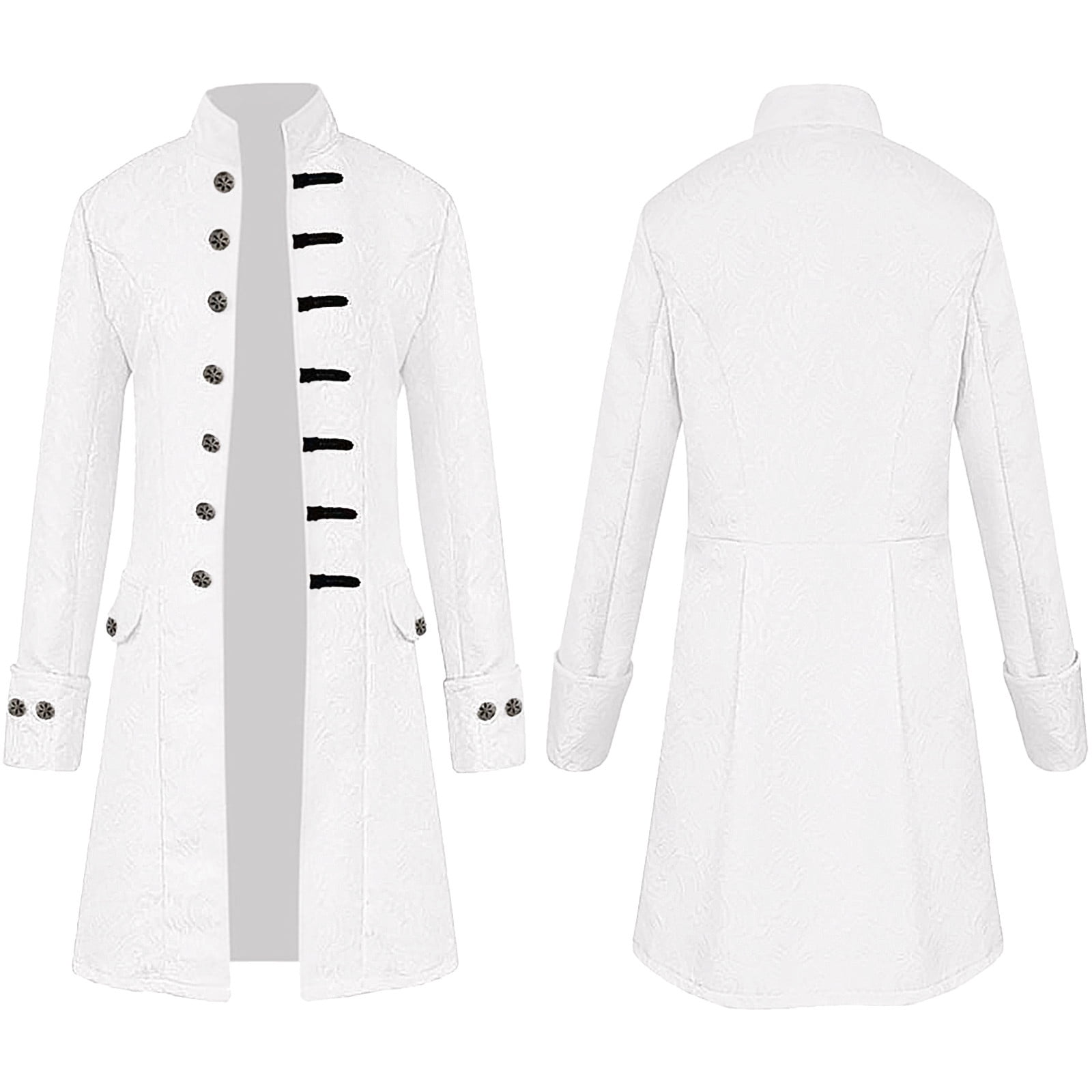 ジャケット・アウター OVERCOAT DOLMAN SLEEVE SHORTCOAT WHITE 0 Amazon.com: POLKJ Women Long Sleeve Button Down Single