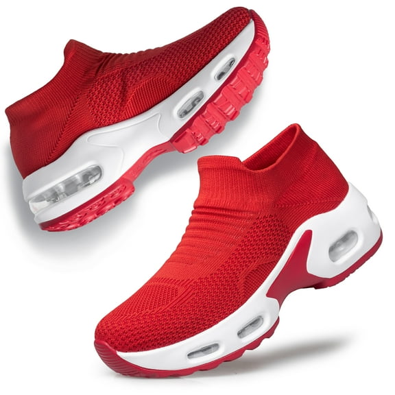 YHOON Women's Slip On Walking Shoes Breathable Lightweight Mesh Casual Shoes