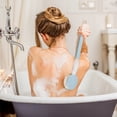 thumbnail image 4 of Bangcool Bath Brush with Long Handle & Hole for Shower, Bangcool Handheld Soft Back Brush Body Exfoliating Scrubber for Men Women Elders, 4 of 9
