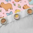 thumbnail image 4 of Erosebridal Kid Cute Capybara Black Out Curtains, Bow Princess Fairy Curtains Pack of 2 (42x63 Each), 4 of 6