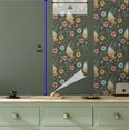 thumbnail image 5 of Ambesonne Nature Peel & Stick Wallpaper for Home, Modern Scandi Leaves Birds, 13"x36", Mustard Ruby Army Green, 5 of 5