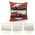 thumbnail image 4 of Autua Race Car Graphic Decorative Cushion Throw Pillow Cover for Home Couch Living Room Bed Sofa - Printed on Both Sides - 1PC 18x18in, 4 of 5
