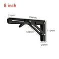 thumbnail image 2 of 8/10/12inch RV Folding Bracket Stainless Steel Triangle Storage Rack Fixed Brackets Campervan Motorhome RV Accessories ,Durable Material, 2 of 7