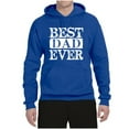 thumbnail image 2 of Wild Bobby, Best Dad Ever Daddy Husband, Father's Day, Unisex Men Graphic Hoodie Sweatshirt, Royal, Medium, 2 of 3