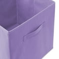 thumbnail image 3 of Casafield Set of 12 Fabric Storage Cube Bins, Multicolor - 13" Collapsible Foldable Cloth Baskets for Shelves and Cubby Organizers, 3 of 7