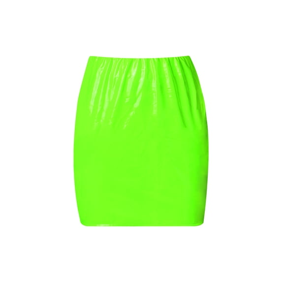 Arvbitana Women‘s Pencil Skirts Sexy Leather Bodycon Mini Skirt Evening Party Clubwear Clothes