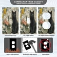 thumbnail image 3 of Light Switch Cover Switch Plate Outlet Cover Plug Cover for Electrical Duplex Outlets Black Cat and Glass Vase, 3 of 6