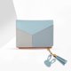 thumbnail image 5 of Bolsa Moda Mujer Hit Color PU Cartera Casual Borla Colgante Monedero (Azul) Ehuebsd Nuevos Originales, 5 of 6