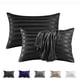 thumbnail image 1 of POWKOL - Funda de almohada de satén para cabello y piel, paquete de 2 fundas de almohada de satén de seda, tamaño estándar (juego de 2), funda de almohada sedosa con cierre tipo sobre (50,8 x 101,6, 1 of 6