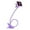 Purple, variant on Gooseneck Phone Holder for Bed Cell Phone Clips Bed Stand Holder 360 Adjustable Clamp Clip Overhead Phone Mount Stand Long Flexible Lazy Arm Clips Holders
