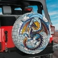 thumbnail image 2 of Lotusprinthandmade Cute Dragon with Book Spare Tire Cover With Backup Camera Hole 6 Sizes (33 in.), 2 of 7