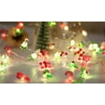 thumbnail image 2 of Christmas Tree Shaped String Lights, 20 LED Christmas Fairy Lights, Battery Powered Warm White Christmas Trees String Lights for Christmas Tree Window Home Decor - Bells, 2 of 4