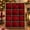 Red, variant on CSSAD 12 PCS Flocked Christmas Ball Ornaments 2.36 Inch, Dark Green Velvet Texture Christmas Tree Decorations, Hanging Holiday Baubles for Christmas Tree Wreath Mantel Home Decor