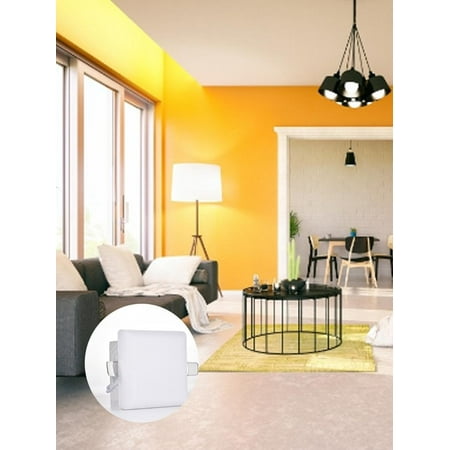 

HiGRACE Borderless Recessed Panel Light Ultra-thin LED Ceiling Light 6000K Cool White Energy-saving for Kitchen Bedroom Bathroom New