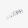 thumbnail image 2 of Ariana Jewel 1.5 Ct VVS1/D Cushion Cut Lab Created Simulated Diamond Ring - 14K White Gold Plated Anniversary Rings - Party Wear Band for Her - Five Stone Prong Set Rings for Sister, 2 of 2